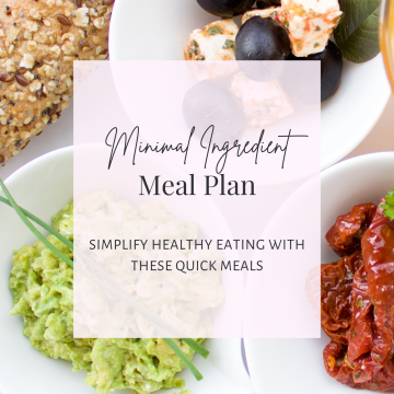 Minimal Ingredient Meal Plan