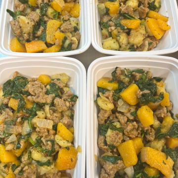 Italian Sausage with Butternut Squash & Gnocchi